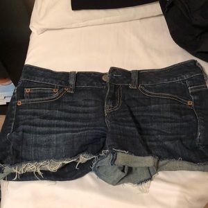 American Eagle Jean Shorts dark wash